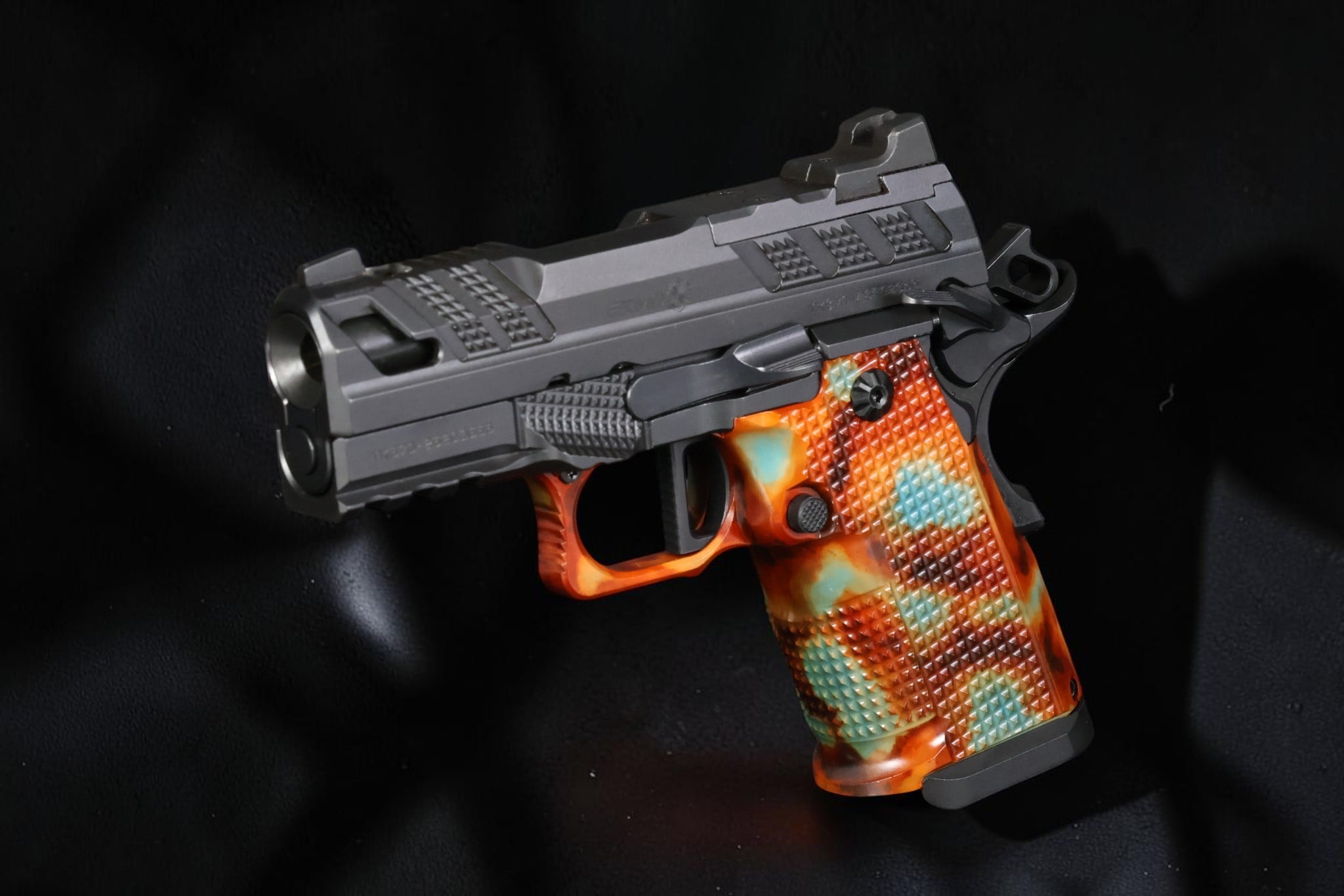 NEW MODEL CUSTOM SHOP XP 3C COLOR CASED PORTED AMBI THUMBLEDGE LIMITED EDITION FUSION FIREARMS - Image 3