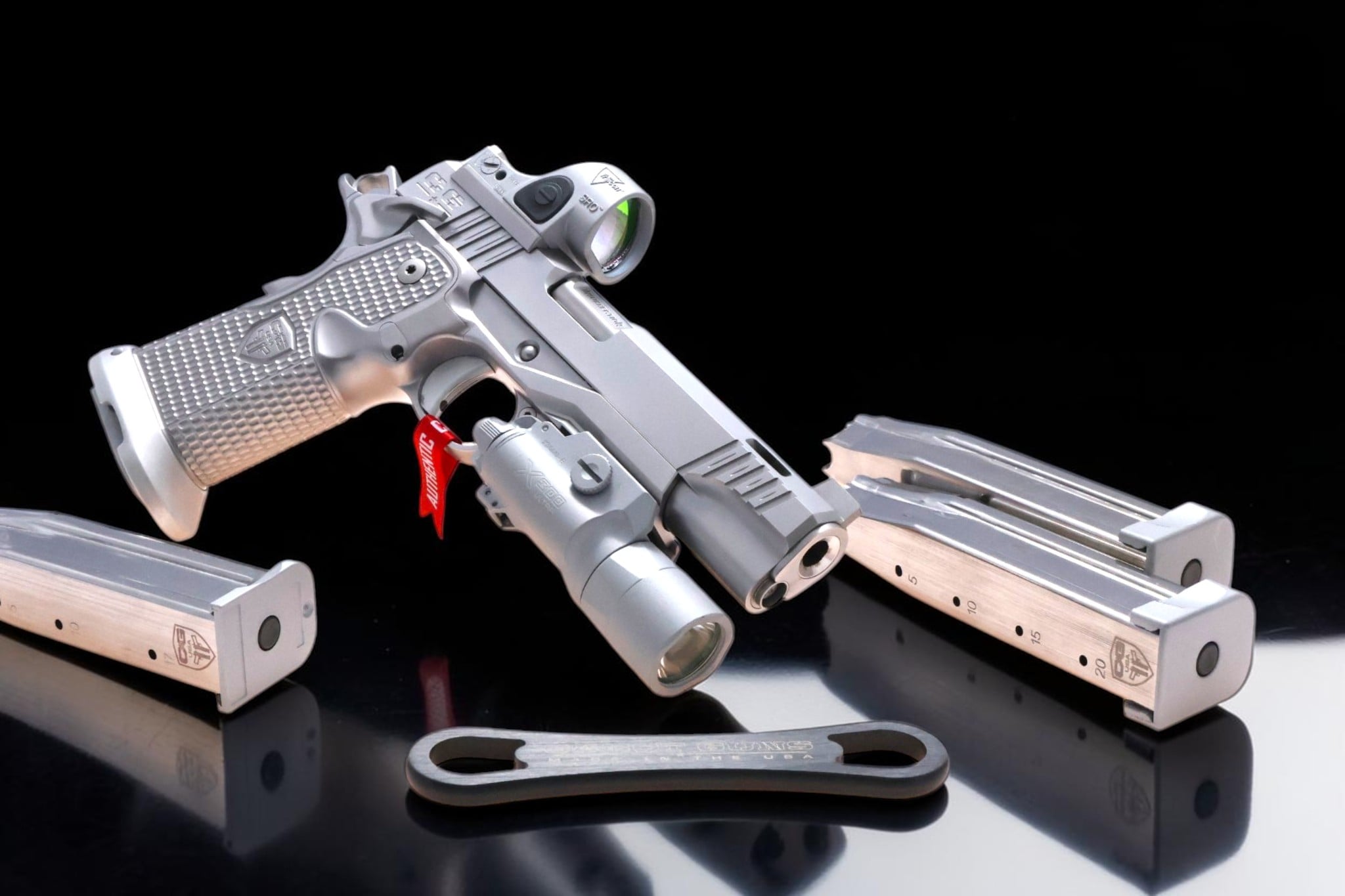 Cabot Guns Insurrection 2011 Loaded Optic Ready 5" Satin Stainless with Porting 9mm - Image 2