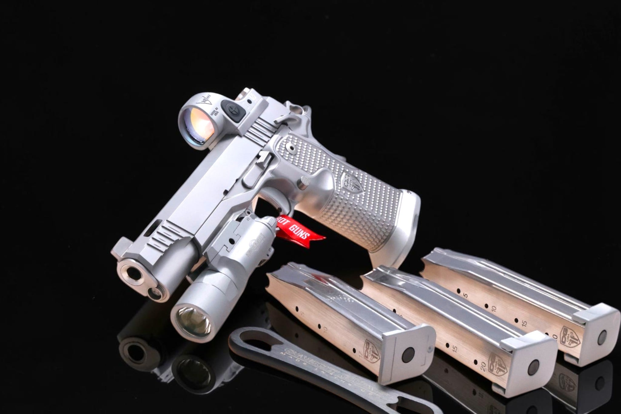 Cabot Guns Insurrection 2011 Loaded Optic Ready 5" Satin Stainless with Porting 9mm - Image 3