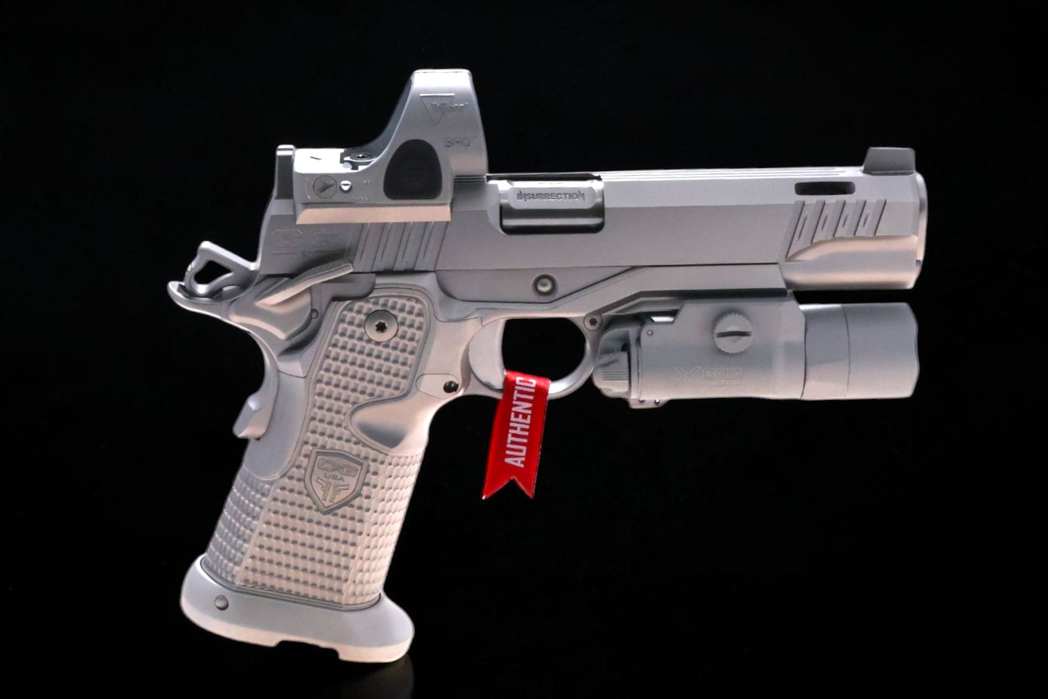 Cabot Guns Insurrection 2011 Loaded Optic Ready 5" Satin Stainless with Porting 9mm - Image 4