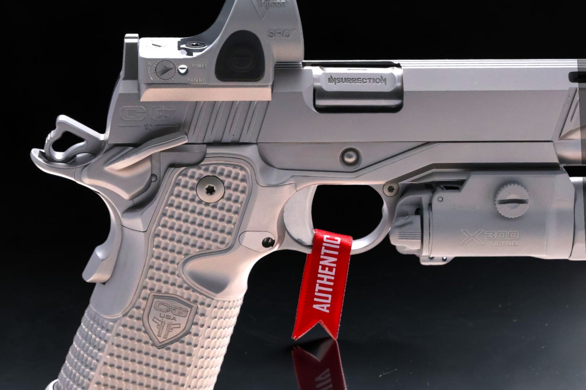 Cabot Guns Insurrection 2011 Loaded Optic Ready 5" Satin Stainless with Porting 9mm - Image 8
