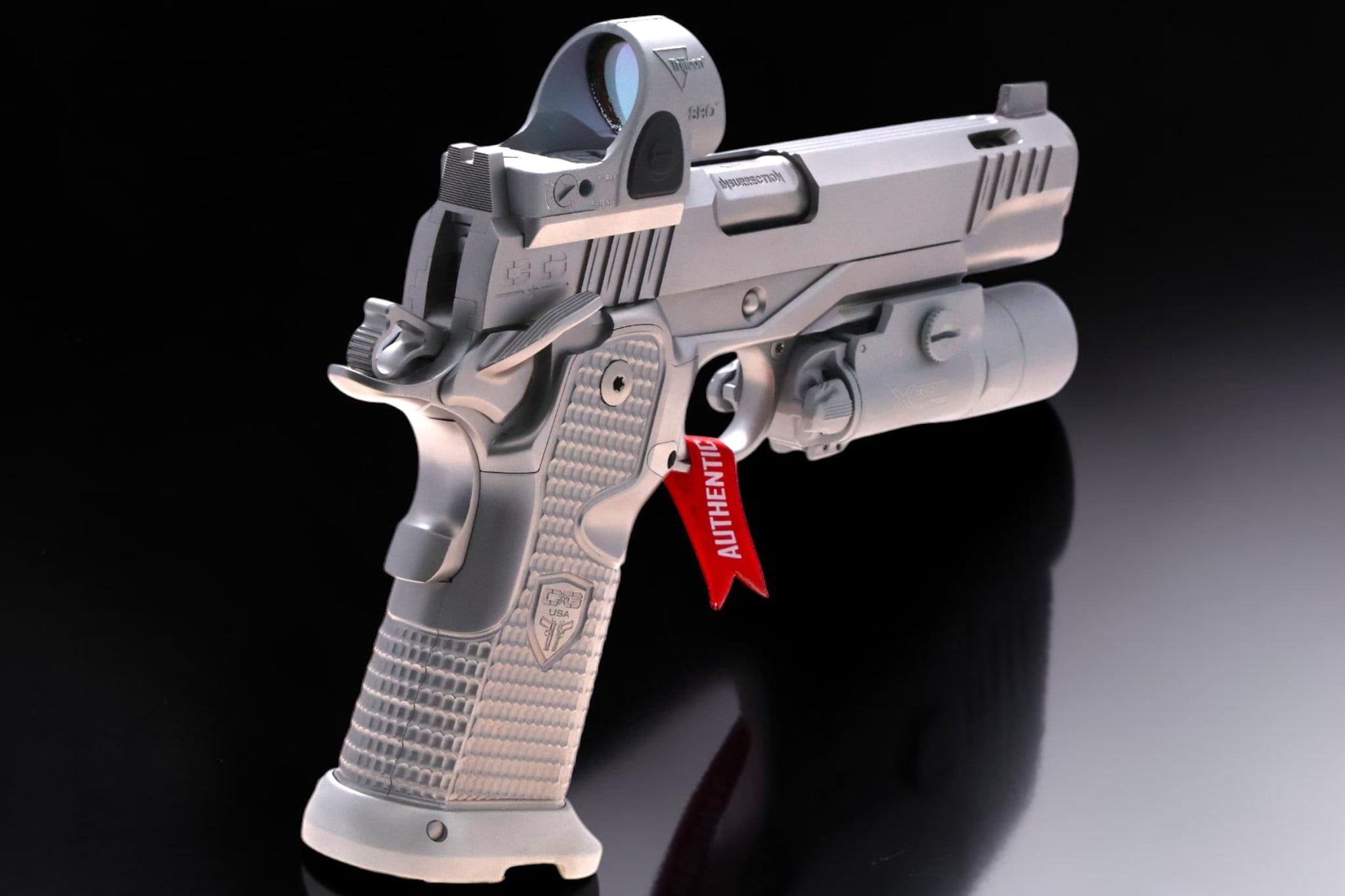 Cabot Guns Insurrection 2011 Loaded Optic Ready 5" Satin Stainless with Porting 9mm - Image 9