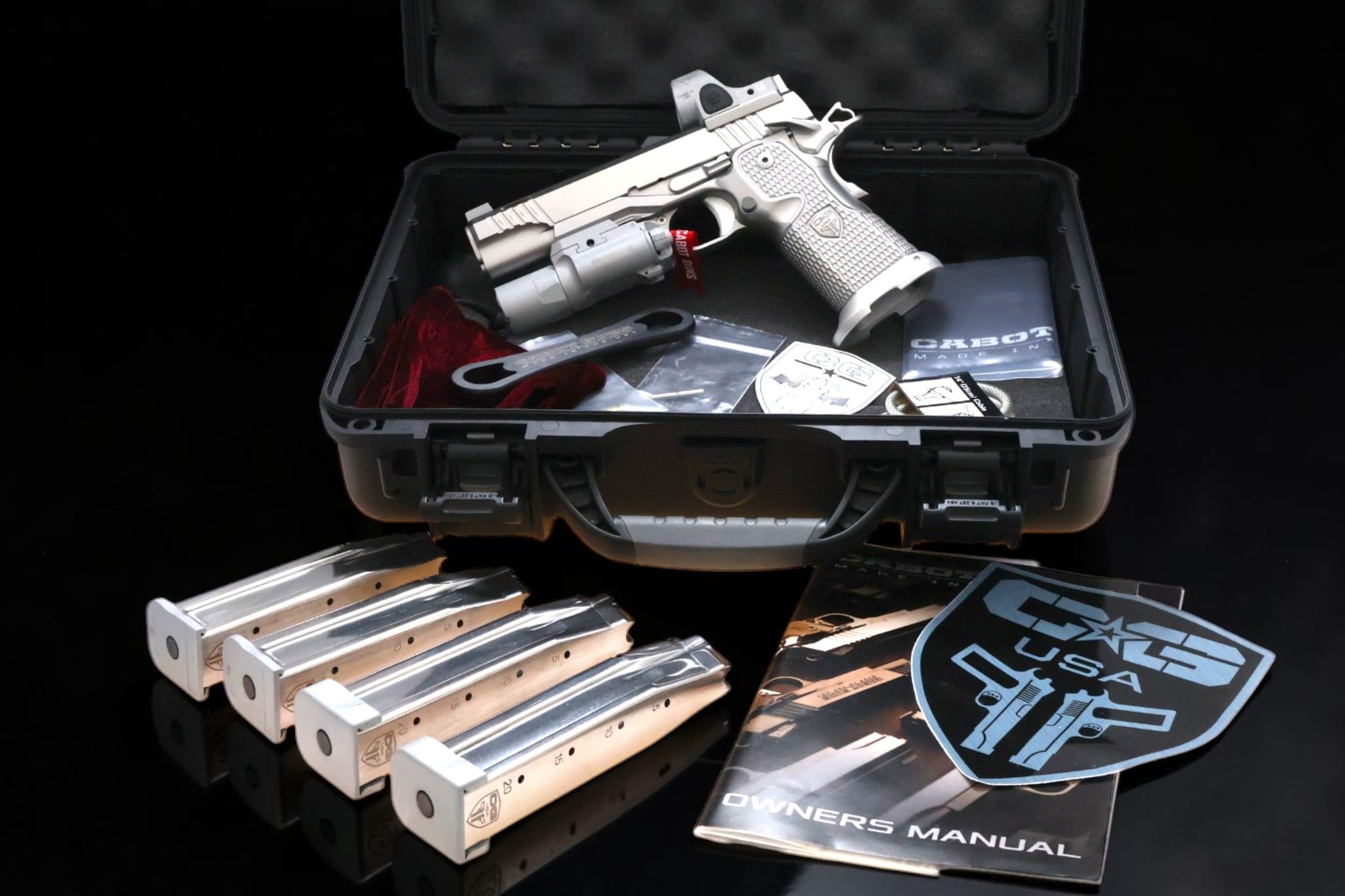 Cabot Guns Insurrection 2011 Loaded Optic Ready 5" Satin Stainless with Porting 9mm - Image 17