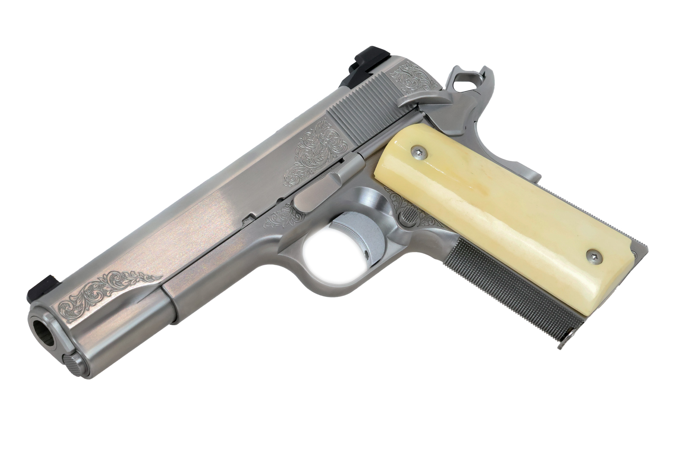 Dan Wesson Heirloom 1911 5" 45acp Engraved #100 - Image 2