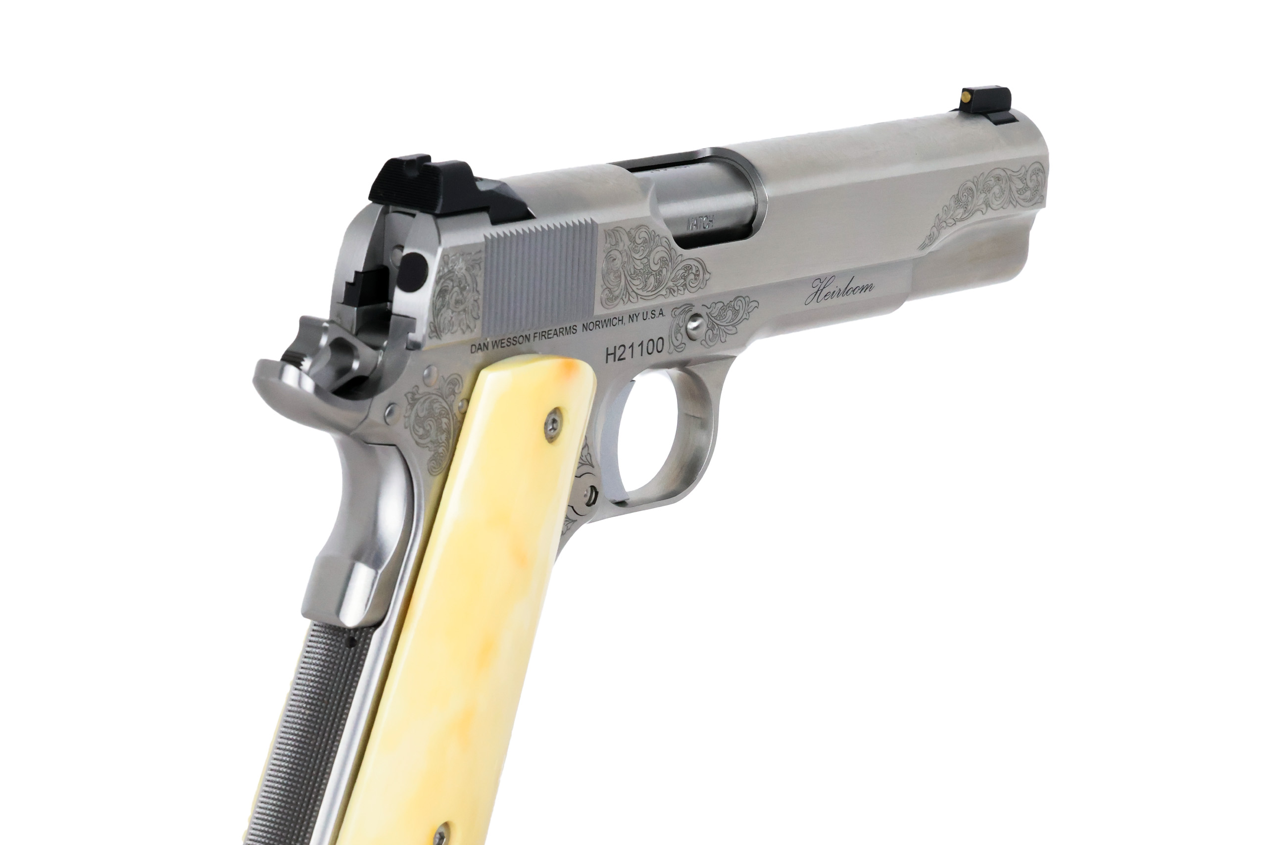 Dan Wesson Heirloom 1911 5" 45acp Engraved #100 - Image 4