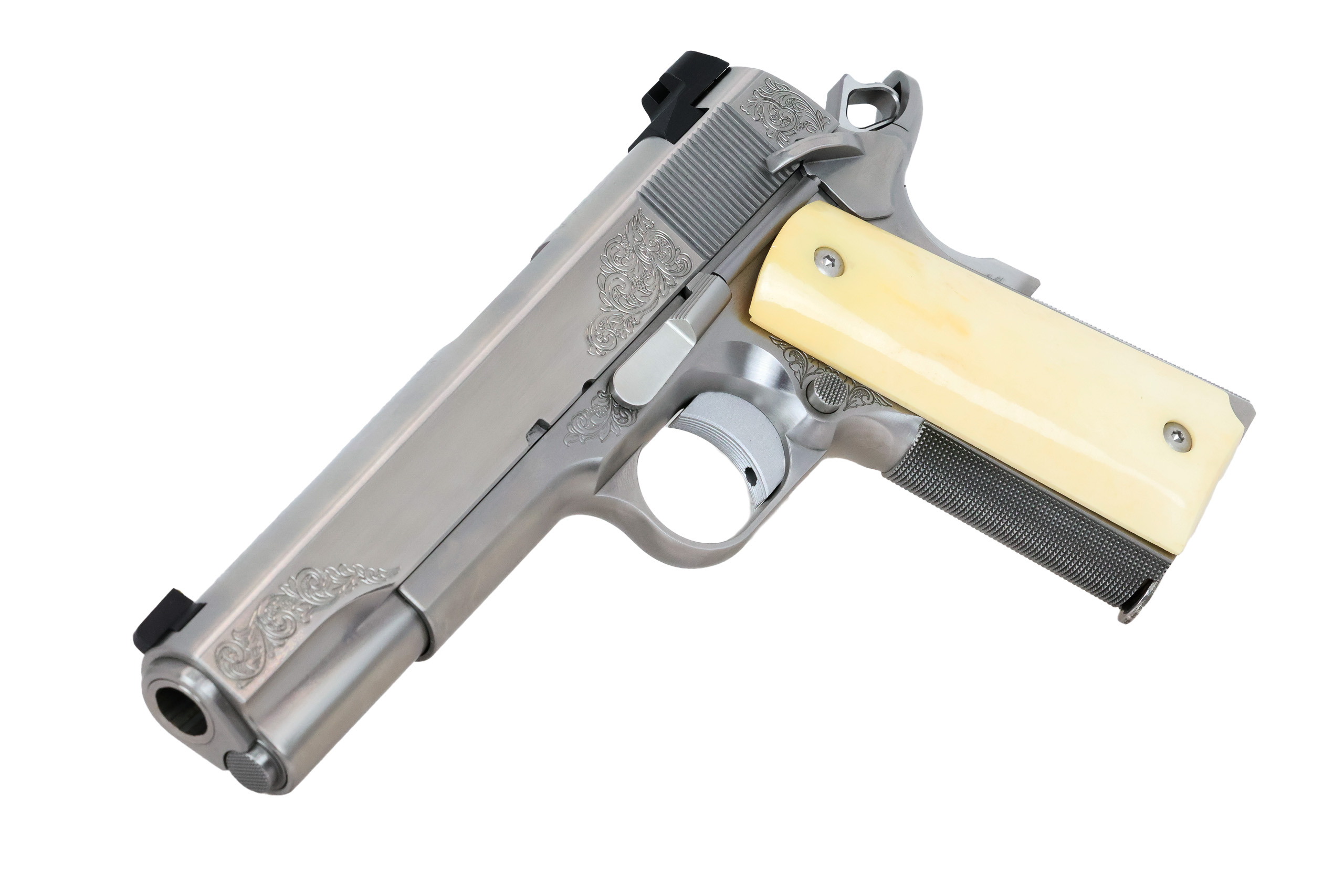 Dan Wesson Heirloom 1911 5" 45acp Engraved #100 - Image 5