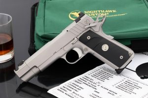 CELEBRITY NEW OLD STOCK NIGHTHAWK CUSTOM FIRE HAWK IOS COMPENSATED 1911 45acp