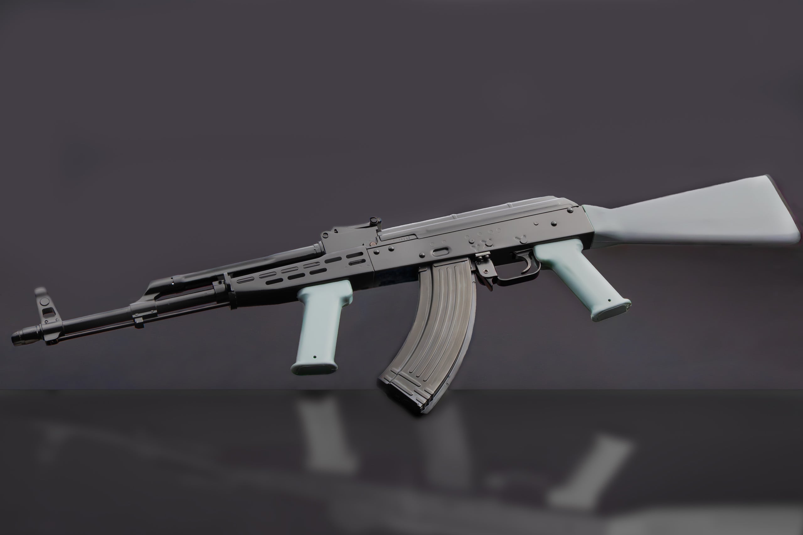 Hungarian FEG Model AKM 63 / Model 63 7.62x39mm Blue Furniture