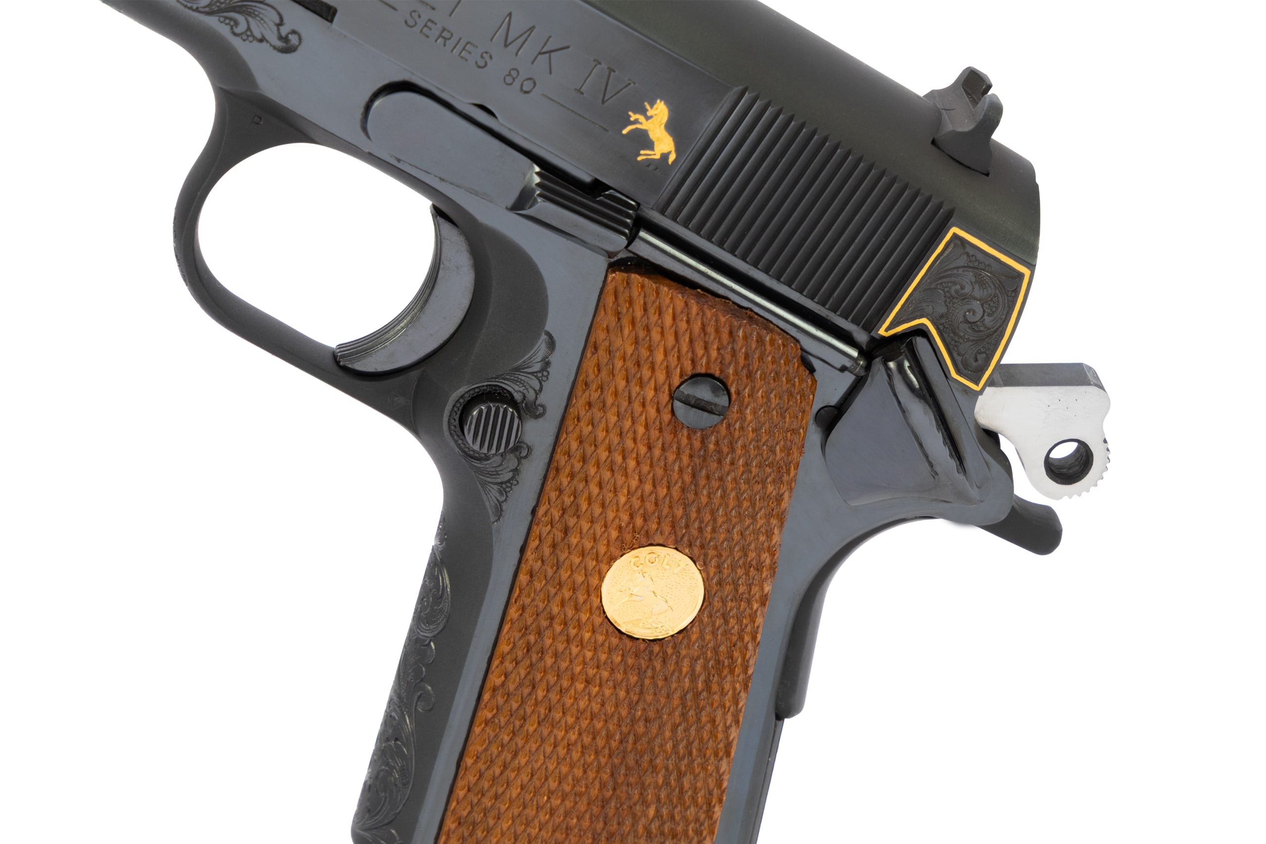 Colt President Gary W. French Custom Shop ONE of ONE Factory Engraved Steve Kamyk and Alvin A. White Colt 1911 - Image 7