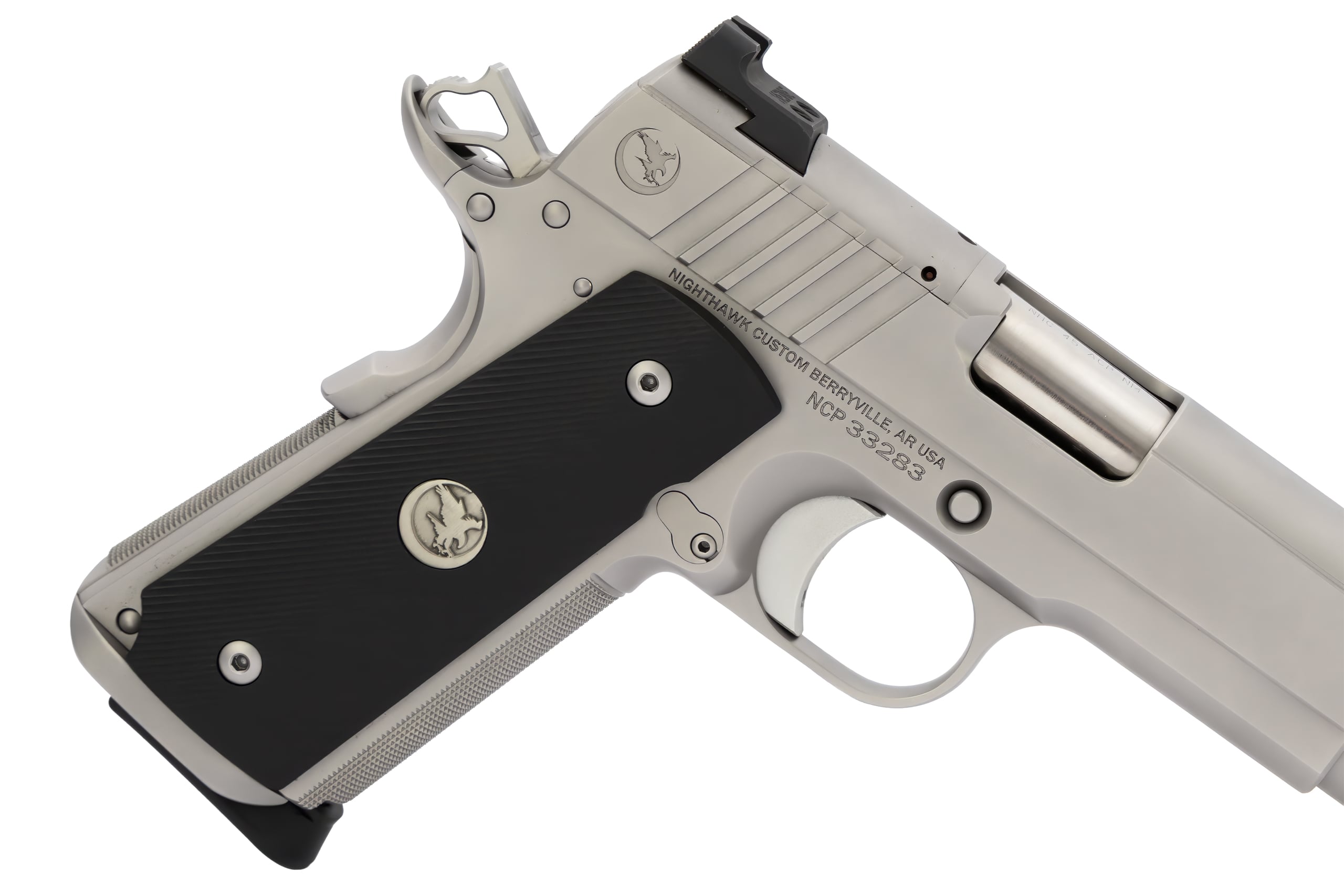 CELEBRITY NEW OLD STOCK NIGHTHAWK CUSTOM FIRE HAWK IOS COMPENSATED 1911 45acp - Image 3