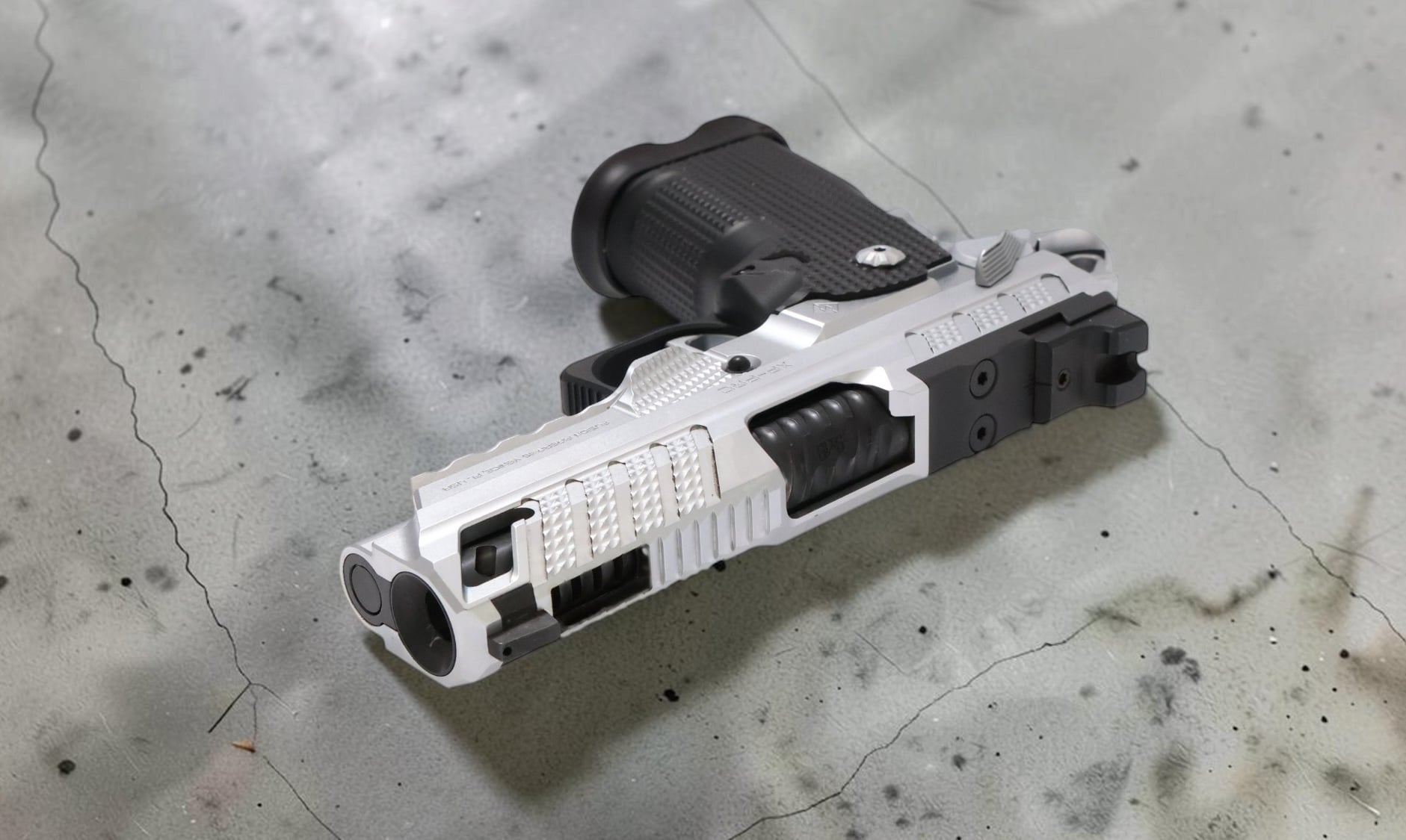 SIX PORTER in CHROME CUSTOM SHOP XP-PRO V2 AMBI THUMB LEDGE CONTROLS LIMITED EDITION FUSION FIREARMS - Image 3