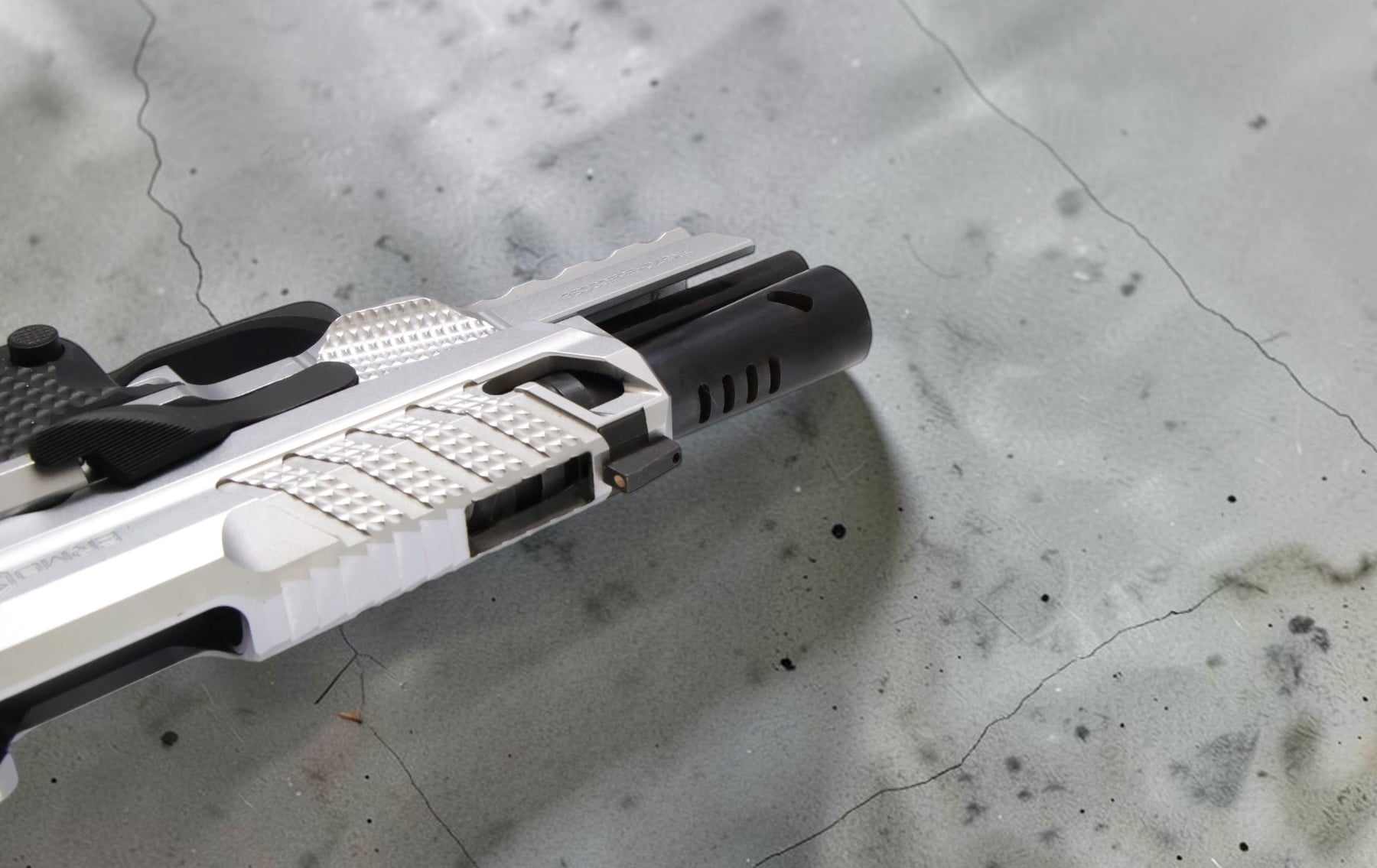 SIX PORTER in CHROME CUSTOM SHOP XP-PRO V2 AMBI THUMB LEDGE CONTROLS LIMITED EDITION FUSION FIREARMS - Image 5