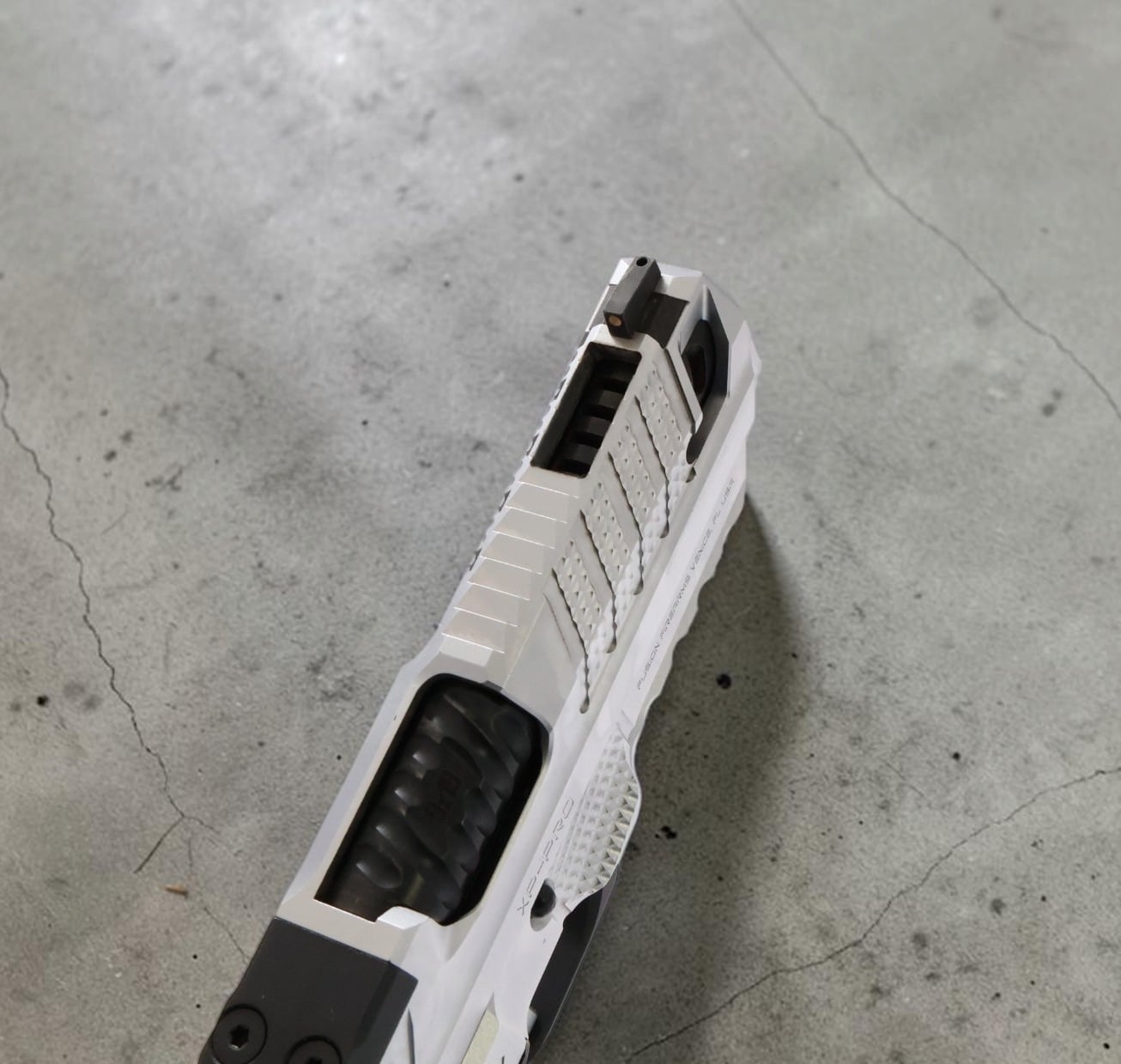 SIX PORTER in CHROME CUSTOM SHOP XP-PRO V2 AMBI THUMB LEDGE CONTROLS LIMITED EDITION FUSION FIREARMS - Image 6