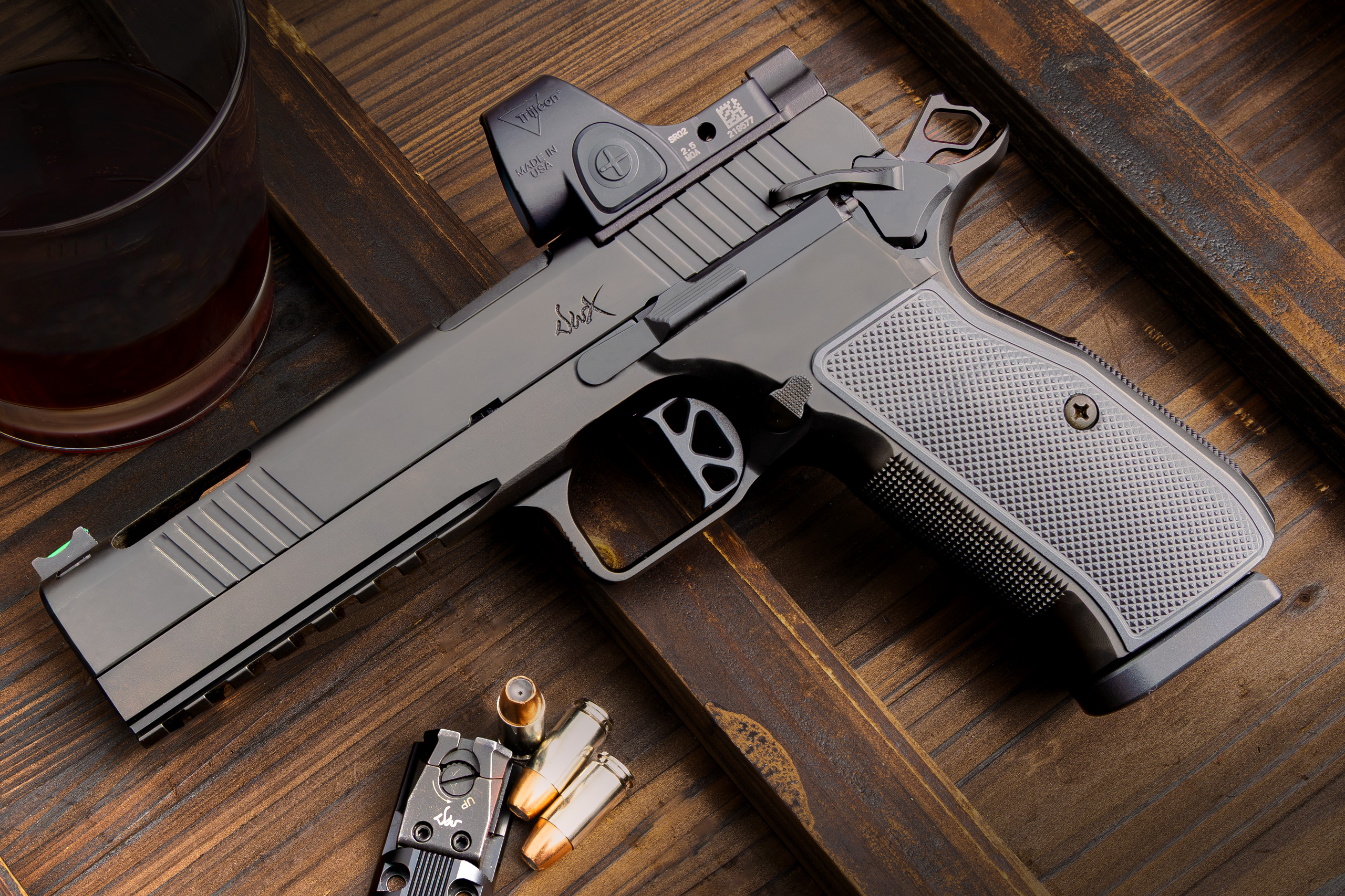 V8 Ported DAN WESSON CZ DWX Full Size 1911 9mm 19+1rds SKU 92003 - Image 6