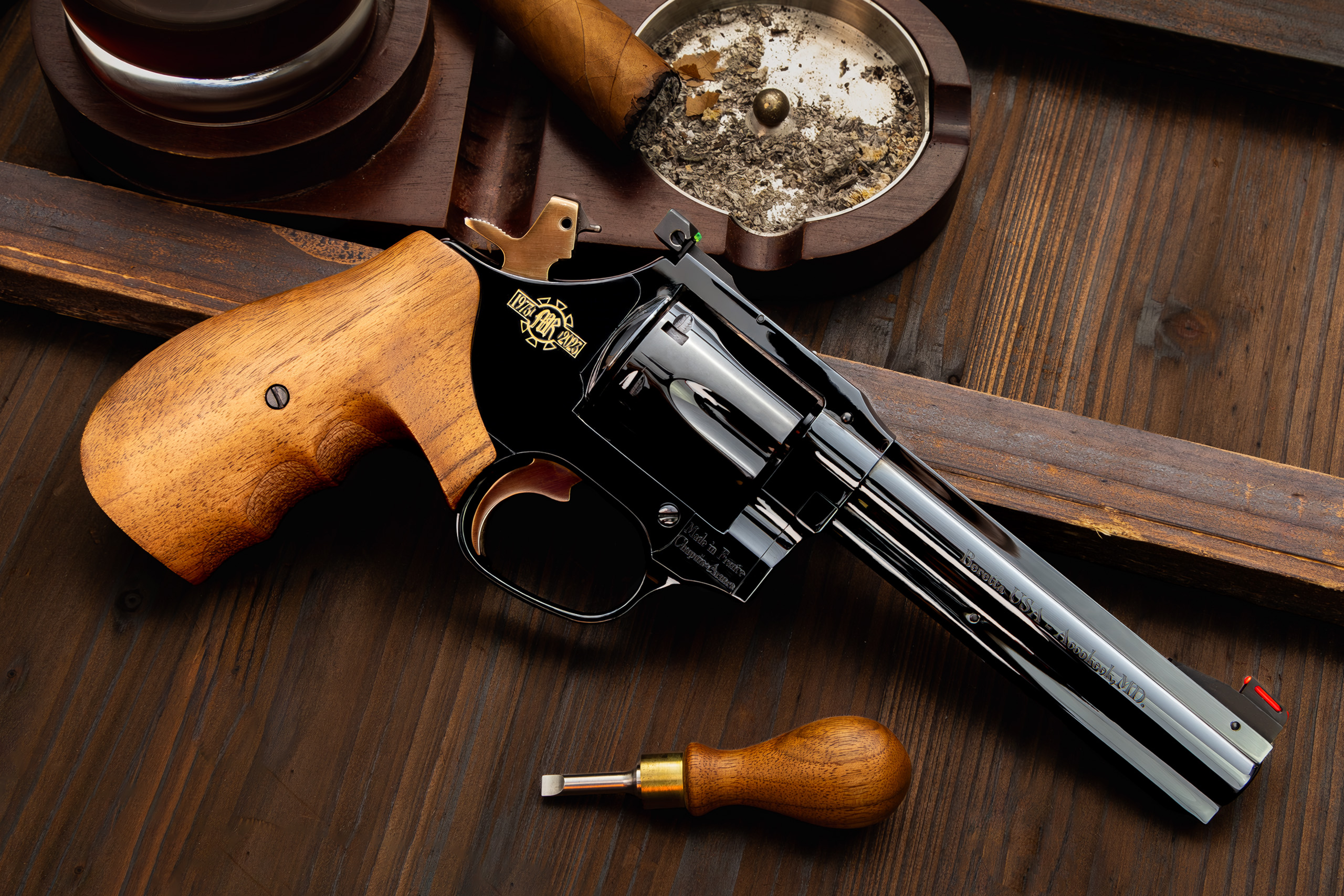 Limited Edition Manurhin MR73 50th Anniversary Heritage Double Action Revolver and Extra 9mm Cylinder - Image 9