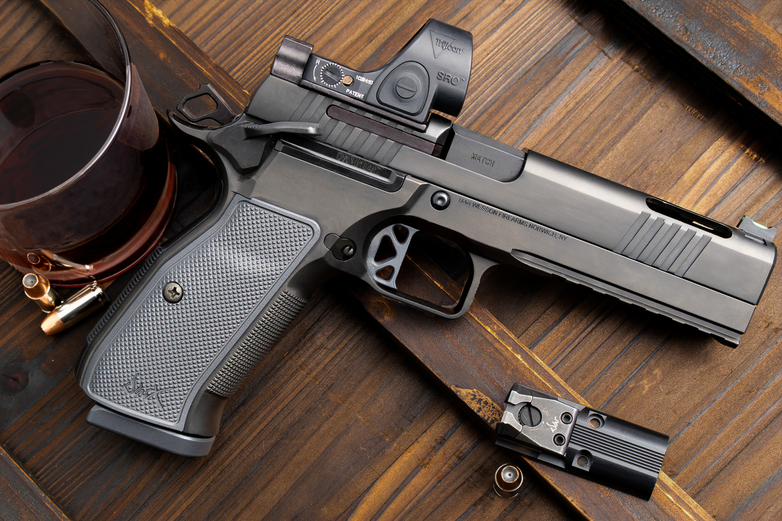 V8 Ported DAN WESSON CZ DWX Full Size 1911 9mm 19+1rds SKU 92003 - Image 5