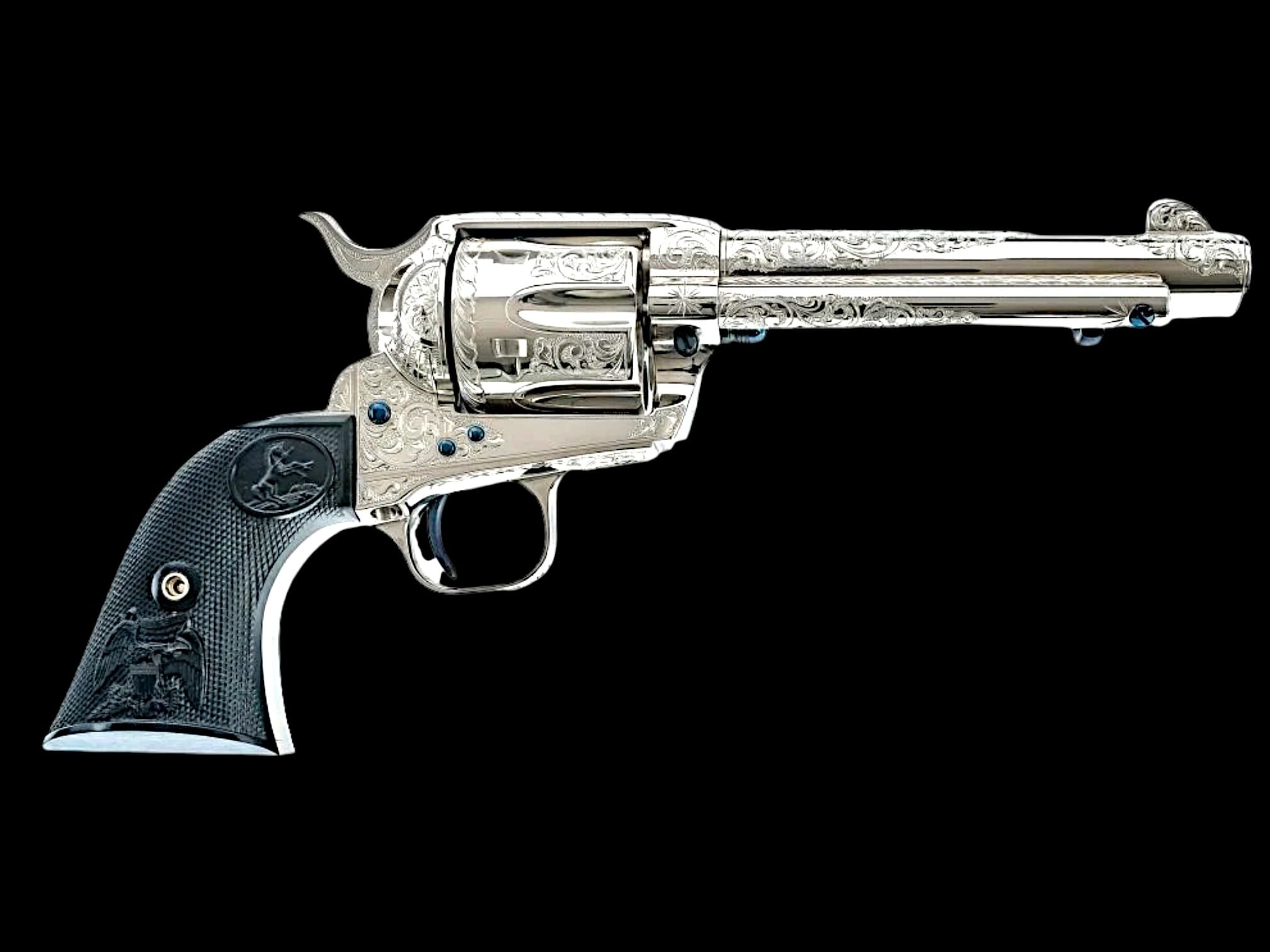 ENGRAVED COLT CUSTOM SHOP SINGLE ACTION ARMY THIRD GEN 5.5" 45LC - Image 4