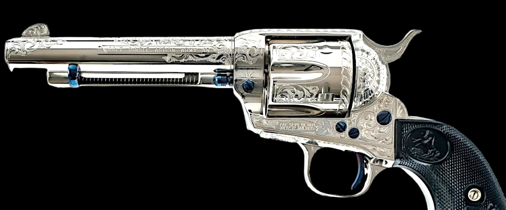 ENGRAVED COLT CUSTOM SHOP SINGLE ACTION ARMY THIRD GEN 5.5" 45LC - Image 7