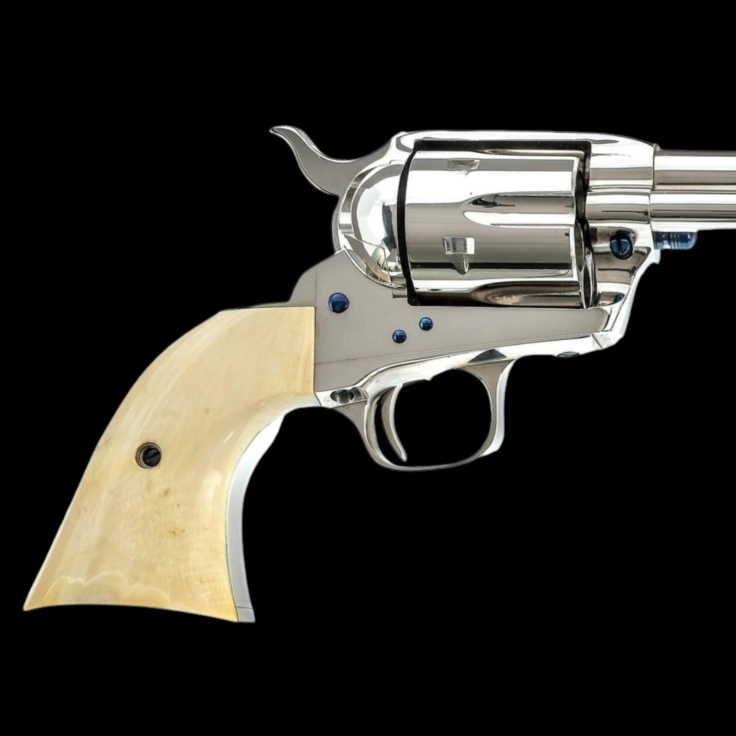 IVORY GRIPS BY DAN CHESIAK, COLT CUSTOM SHOP SINGLE ACTION ARMY THIRD GEN 4.75" 45LC - Image 5