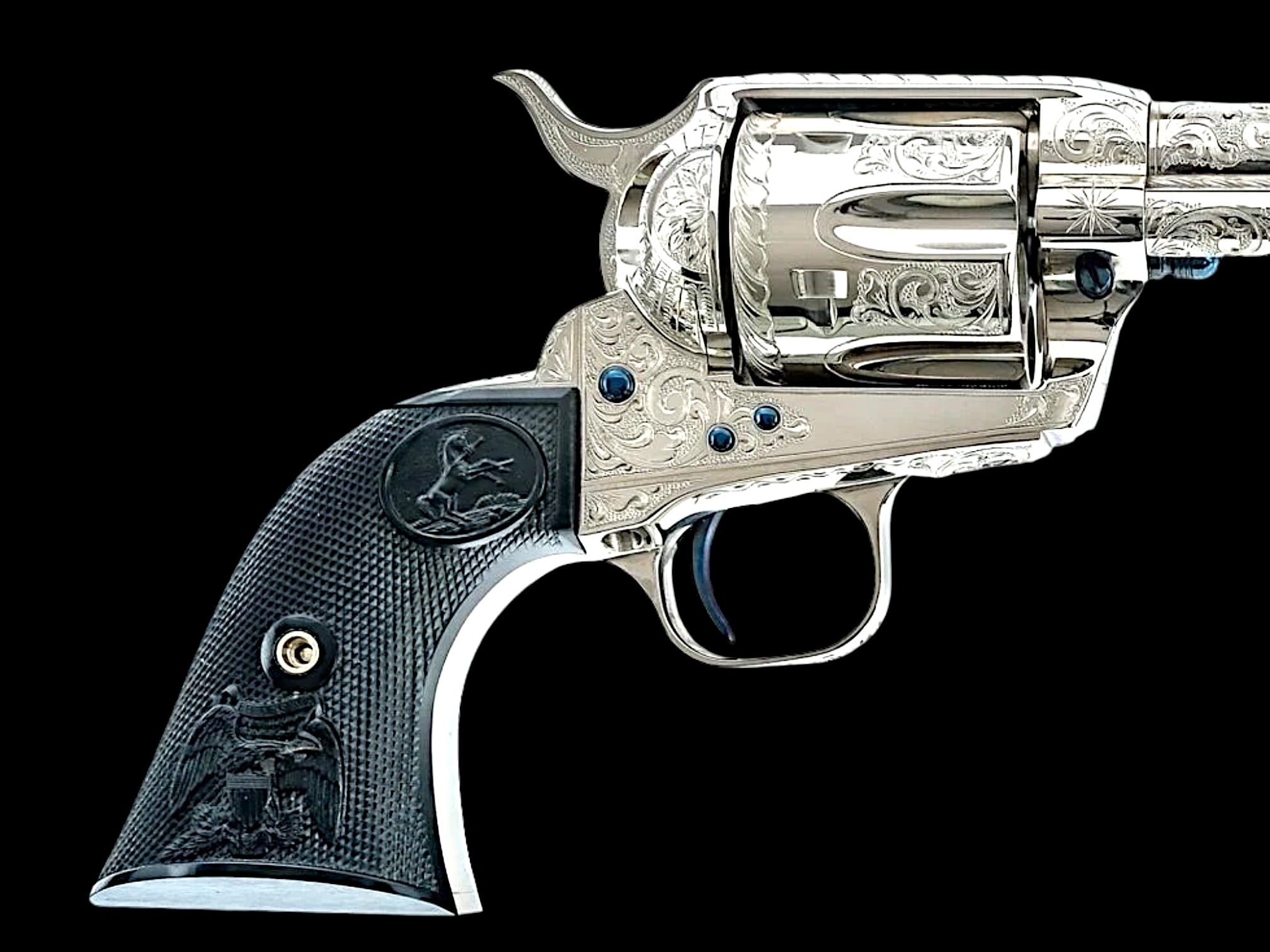 ENGRAVED COLT CUSTOM SHOP SINGLE ACTION ARMY THIRD GEN 5.5" 45LC - Image 5
