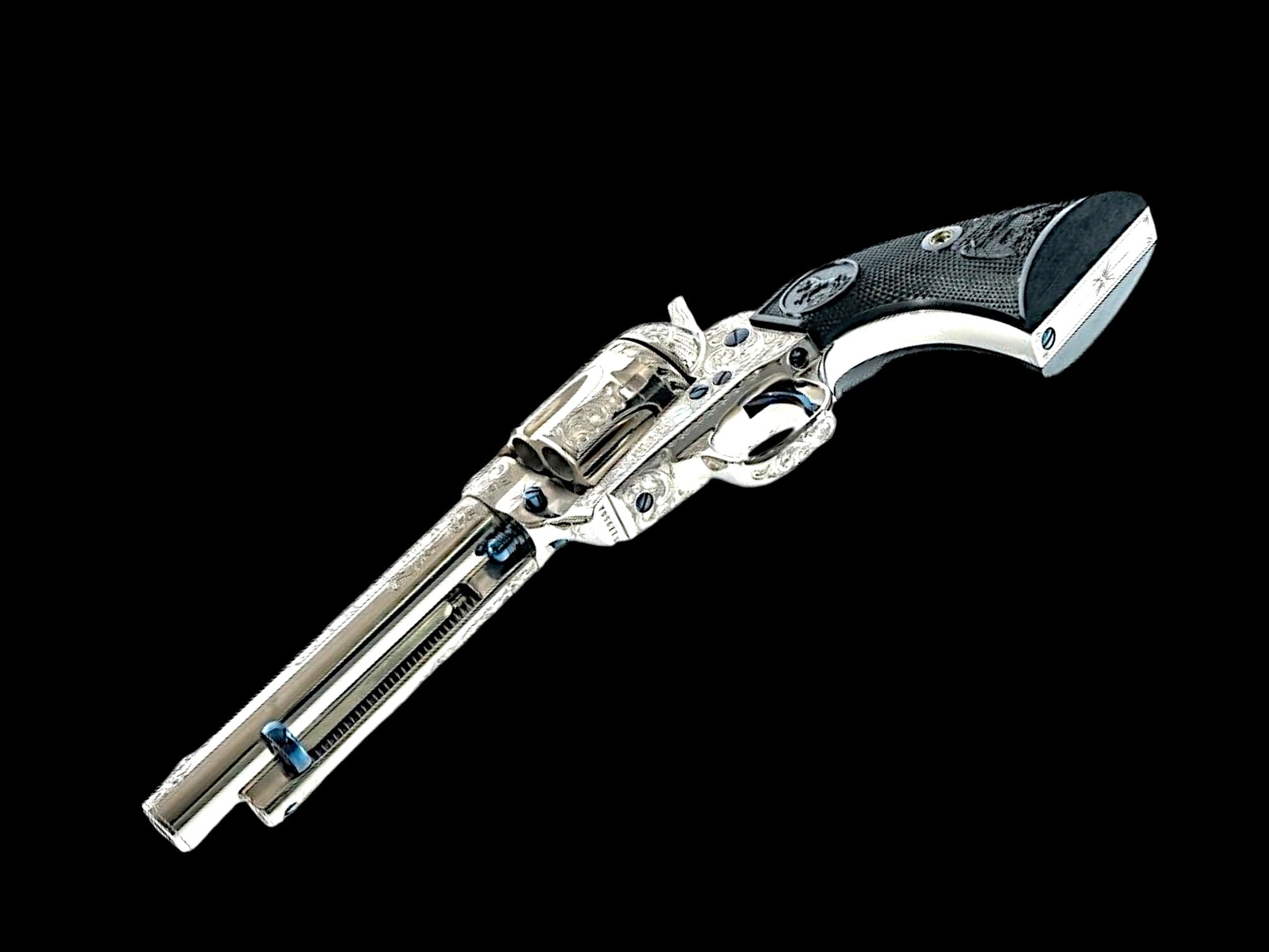 ENGRAVED COLT CUSTOM SHOP SINGLE ACTION ARMY THIRD GEN 5.5" 45LC - Image 8