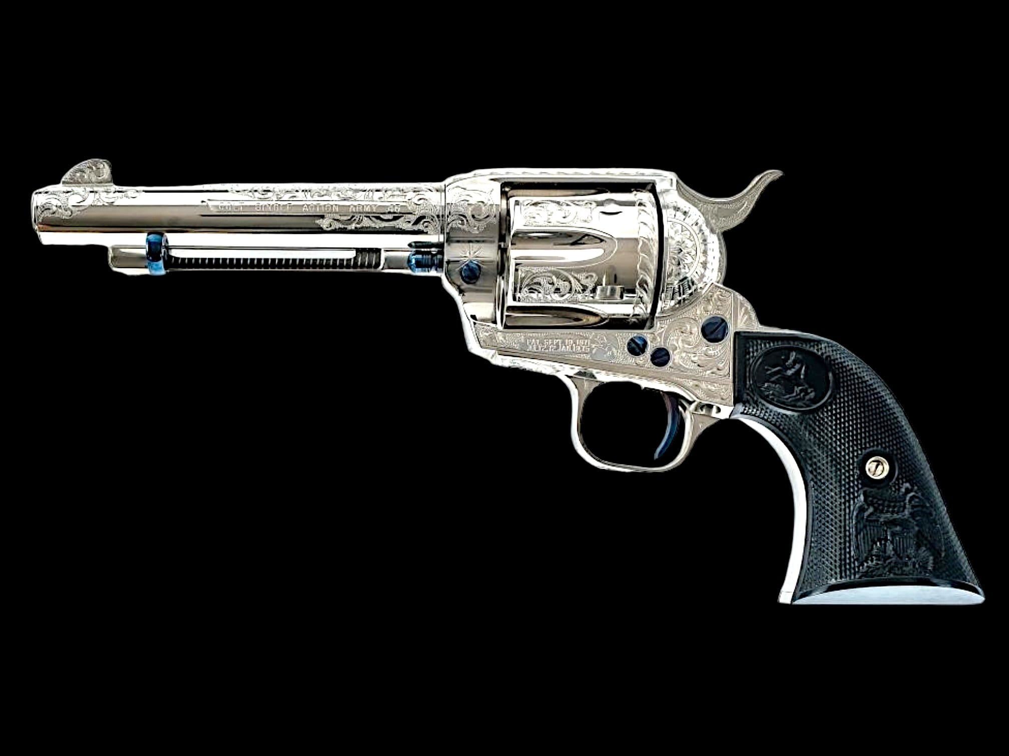 ENGRAVED COLT CUSTOM SHOP SINGLE ACTION ARMY THIRD GEN 5.5" 45LC - Image 6