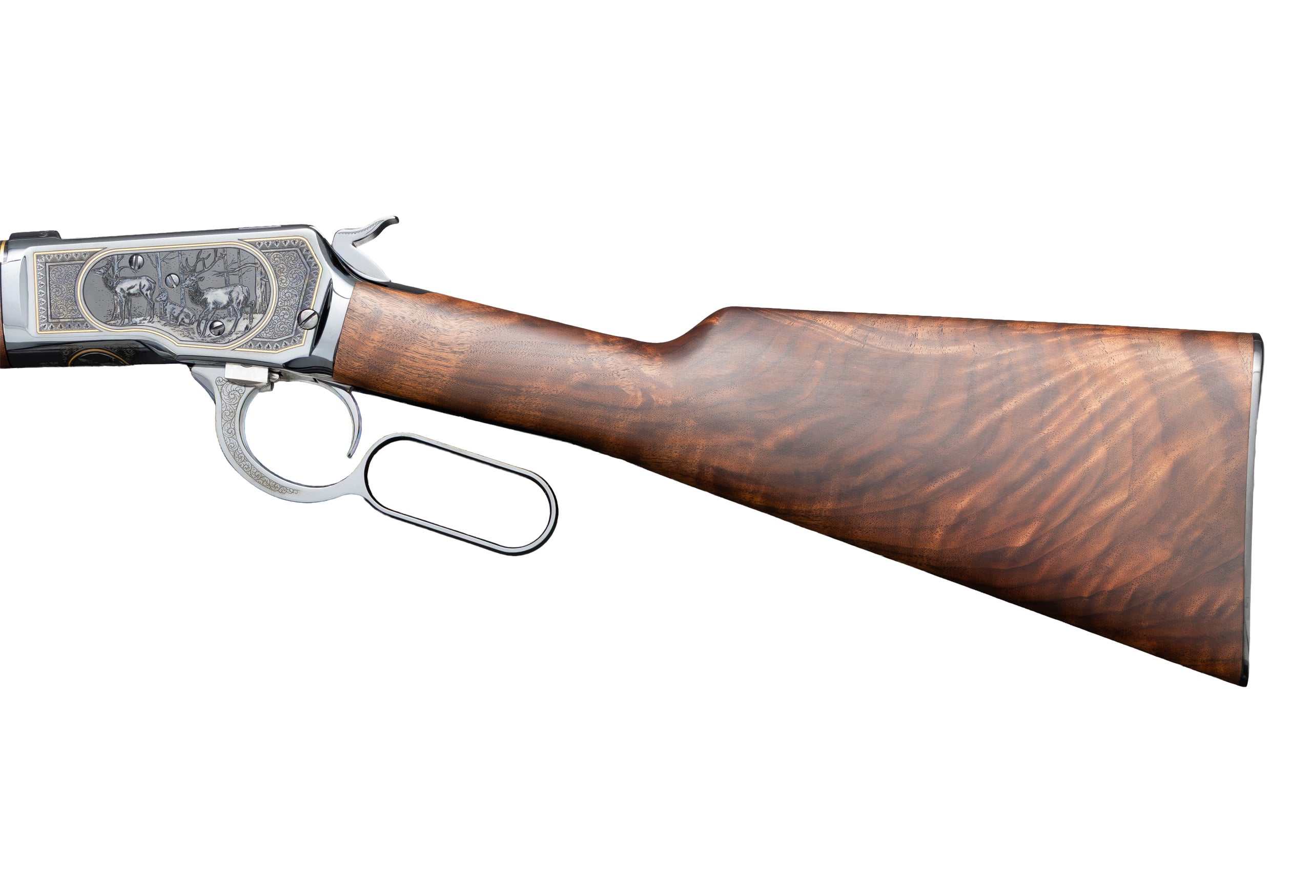 Winchester 1892 Deluxe 20" .44 MAG Hand Engraved Gold Inlay SERIAL #14 of 21 Every Made - Image 9