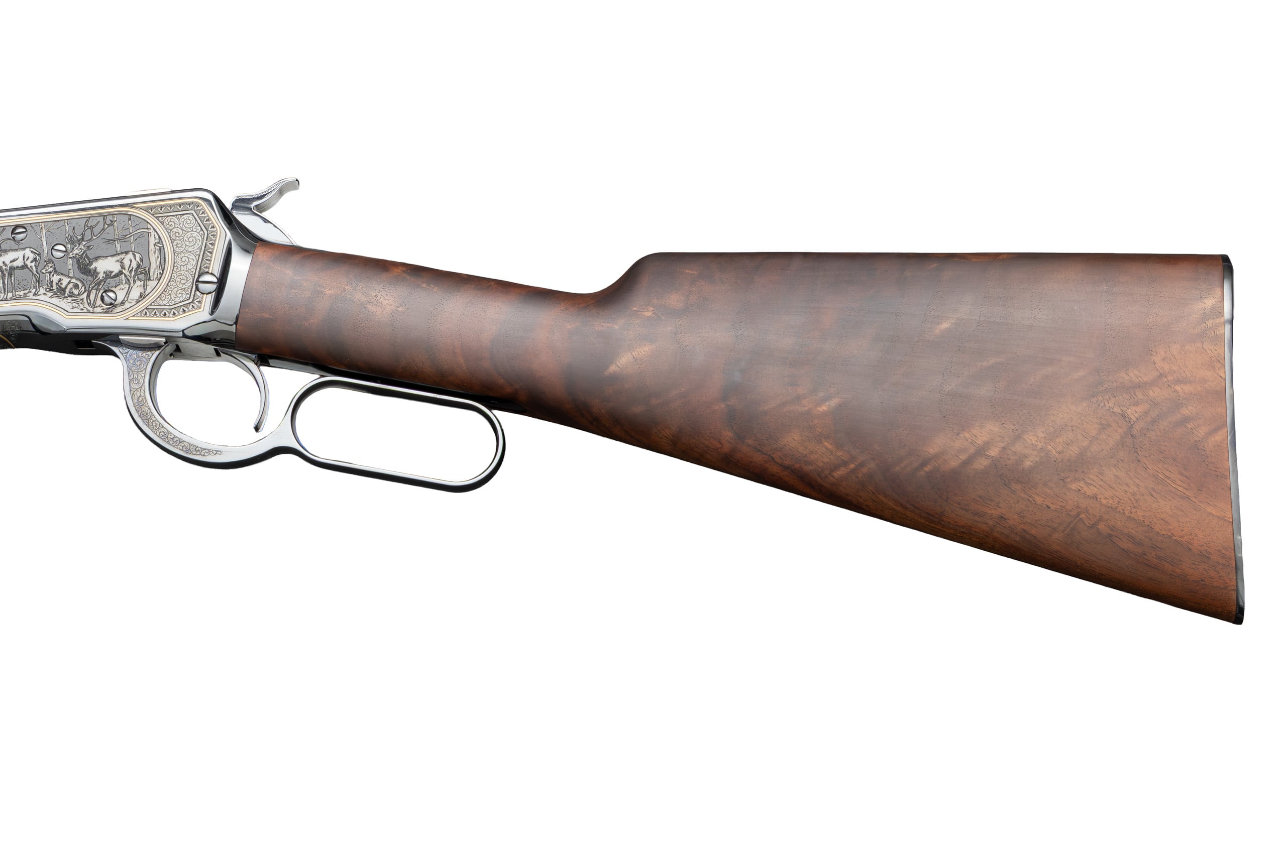 Winchester 1892 Deluxe 20" .45LC Hand Engraved Gold Inlay SERIAL #14 of 15 Every Made - Image 6
