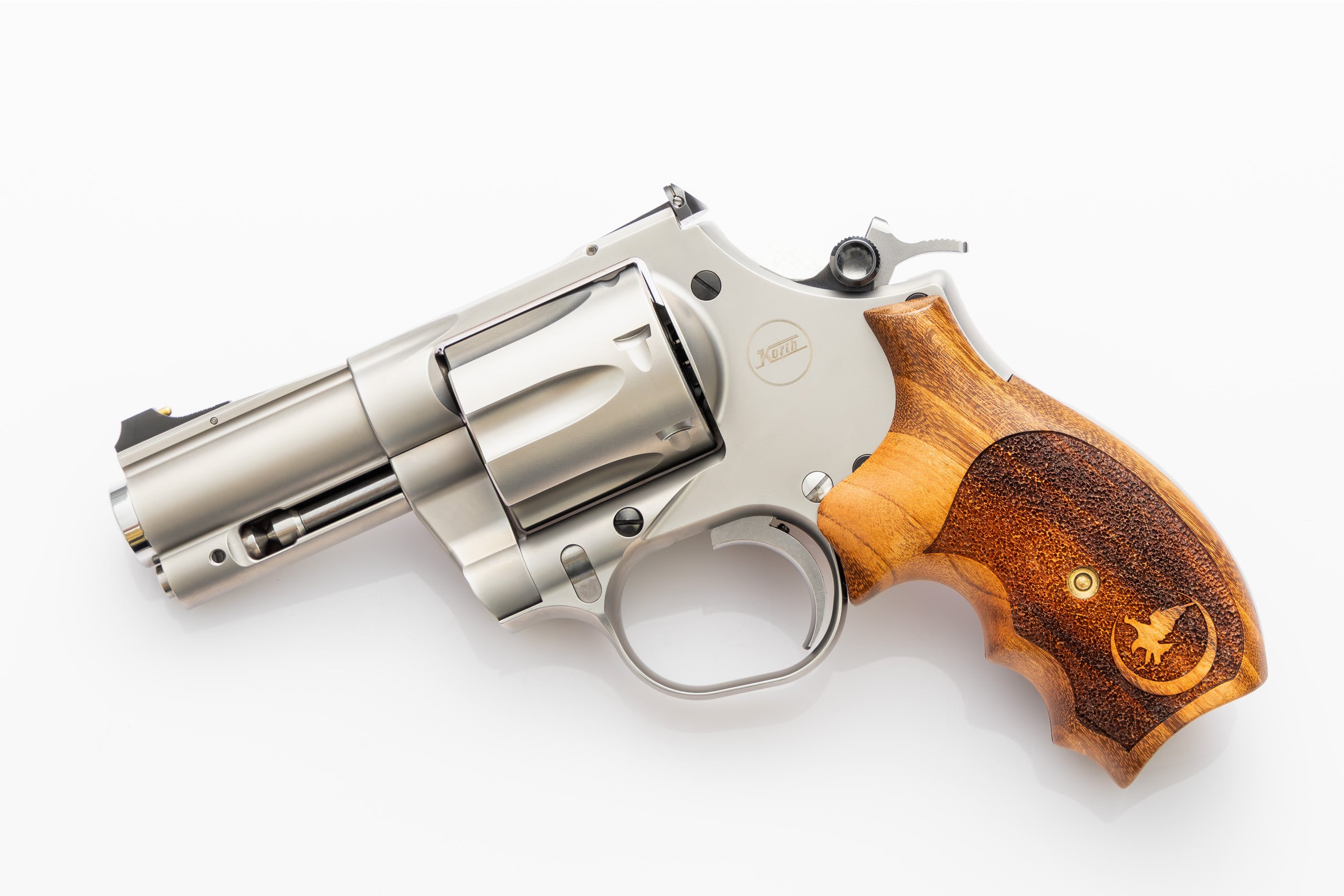 NIGHTHAWK KORTH MONGOOSE SILVER CARRY SPECIAL 2.75" BARREL in 357mag - Image 9