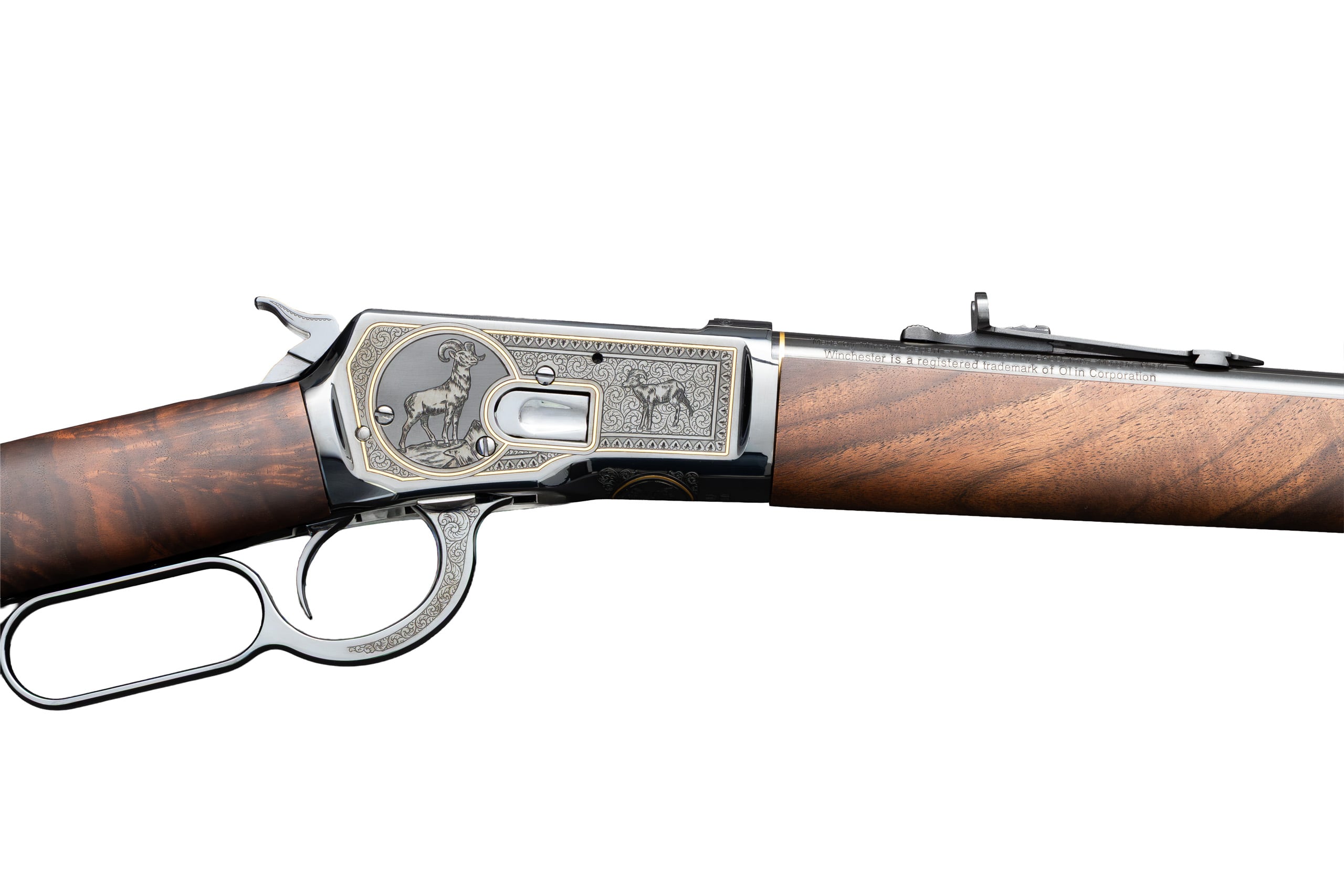 Winchester 1892 Deluxe 20" .45LC Hand Engraved Gold Inlay SERIAL #14 of 15 Every Made - Image 8