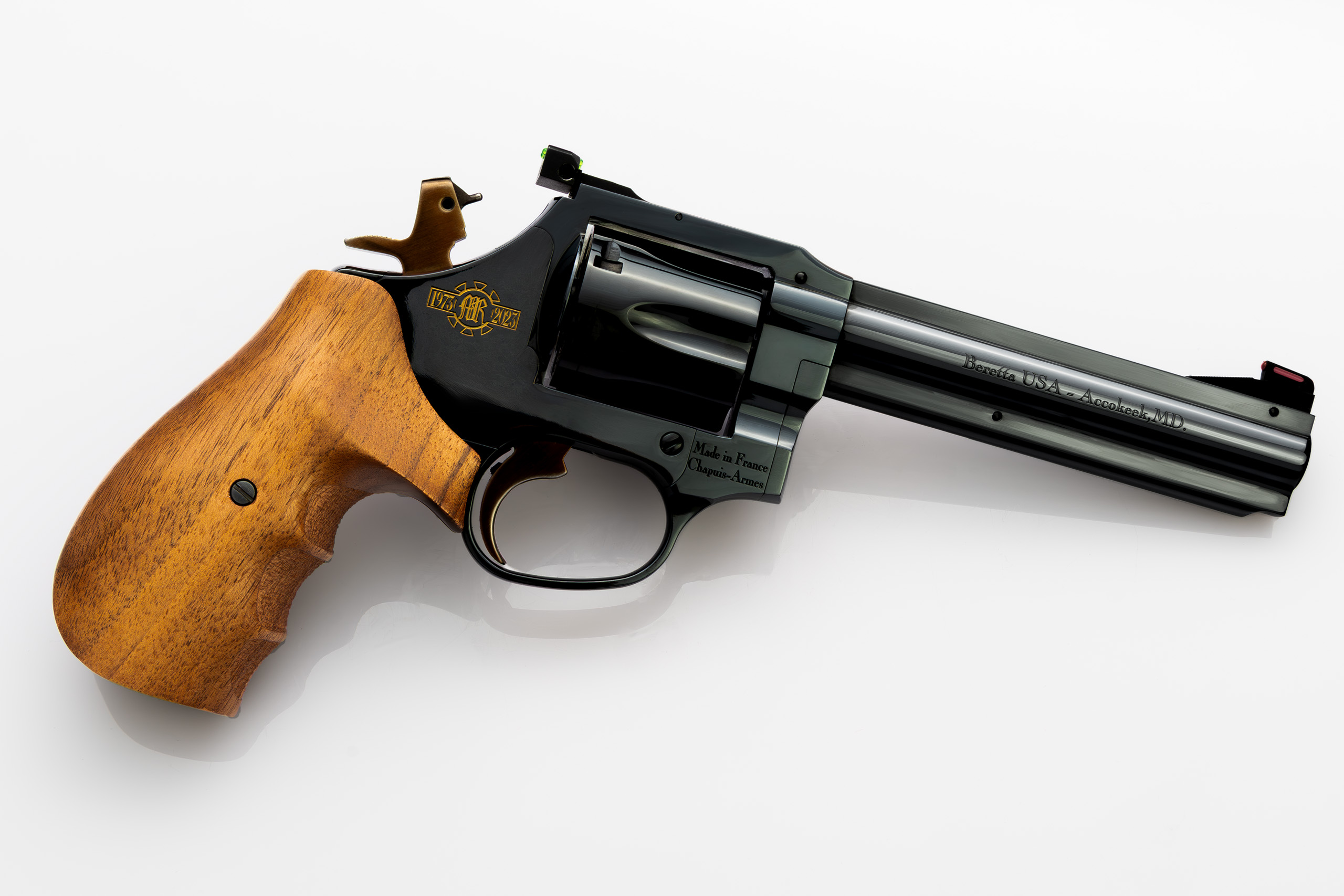 Limited Edition Manurhin MR73 50th Anniversary Heritage Double Action Revolver and Extra 9mm Cylinder - Image 4