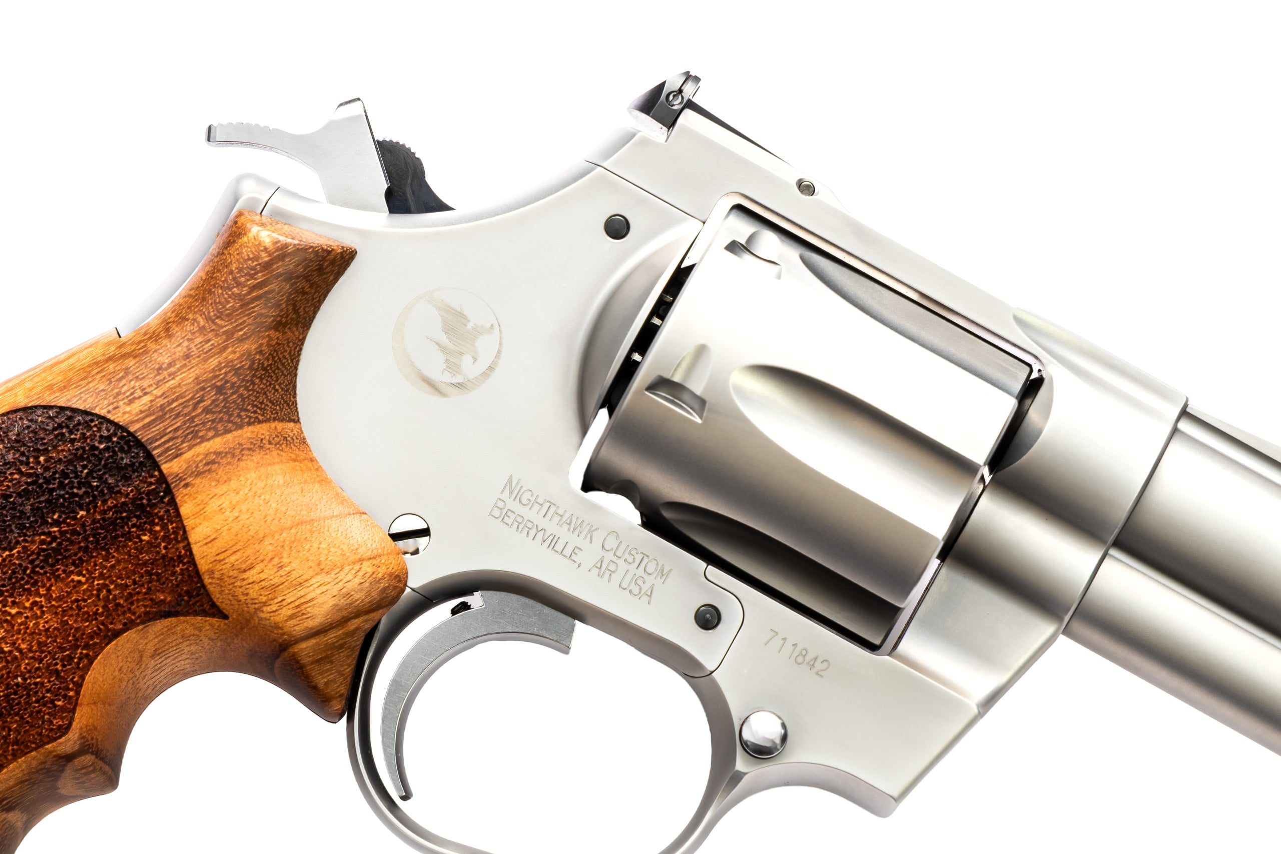 NIGHTHAWK KORTH MONGOOSE SILVER CARRY SPECIAL 2.75" BARREL in 357mag - Image 8